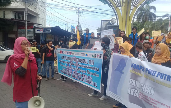 Koalisi di Manado Desak Pengesahan RUU Penghapusan Kekerasan Seksual