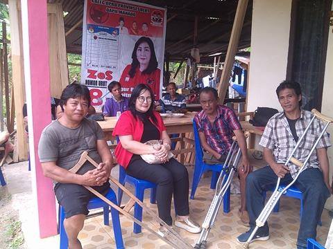 Zesty Sambul Wujudkan Balai Bengkel Kerja Penyandang Cacat Sulut