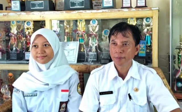 Kenalkan Shania Ayu Lestari, Siswi Peraih Nilai Tertinggi UNBK di Sangihe