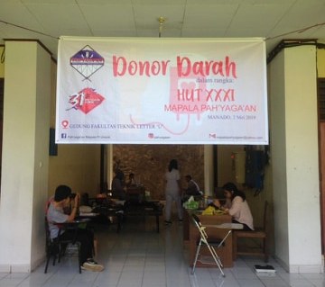 Hardiknas dan HUT Mapala Pah’yaga’an dengan Aksi Donor Darah