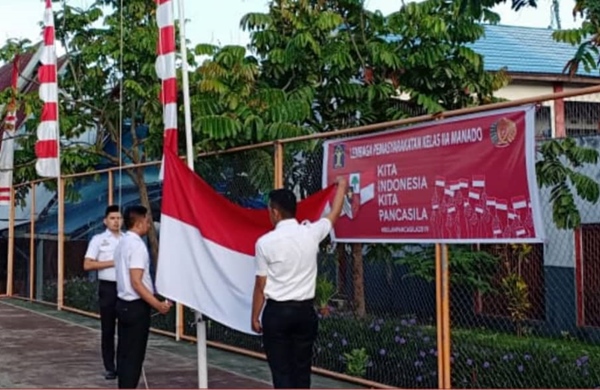 Sulistyo Wibowo Pimpin Upacara dengan Warga Binaan Lapas