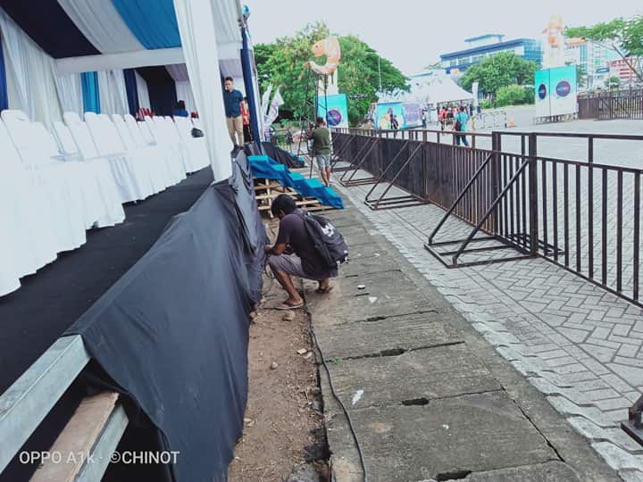 Jelang Pembukaan Manado Fiesta 2019, Persiapan Belum Rampung