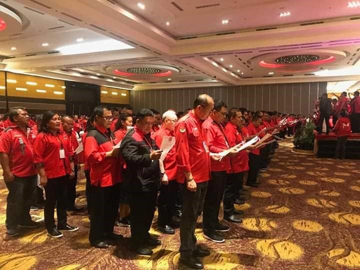 Formasi PDIP Se-Sulut, Olly: Ideologi Partai Bukan Legitimasi Kekuasaan