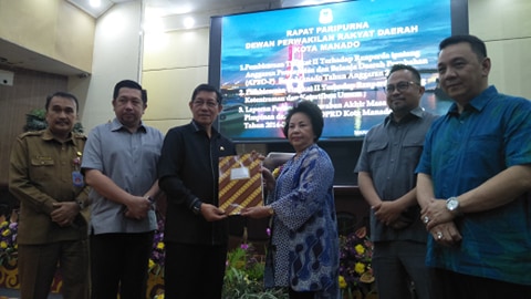 DPRD Sahkan APBD Perubahan 2019 Kota Manado