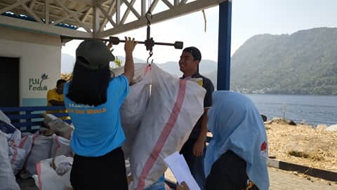 WCD Sangihe 2019: Kumpulkan 771.3 Kg Sampah dan Edukasi Warga