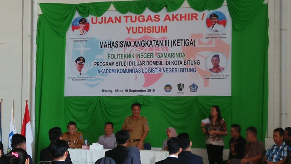 Pesan Wawali Bitung Bagi 98 Mahasiswa Akademi Komunitas Logistik
