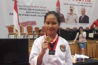 Masa Depan Taekwondo Manado ada Pada Ghabriella Lumempow