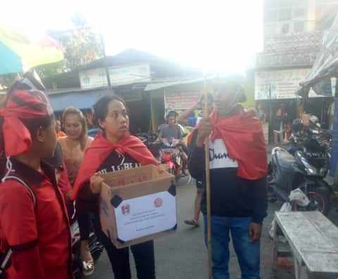 Aksi Kemanusian GMNI-GSNI Bitung untuk Bencana Ambon