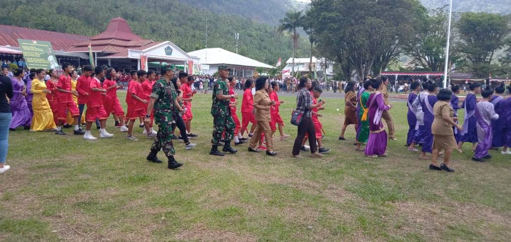 Masamper Warnai Pembukaan TMMD ke-106 di Sangihe