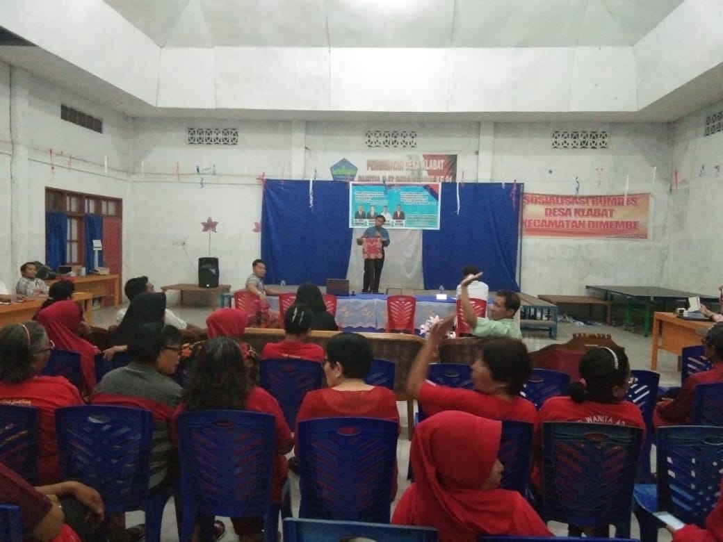 Empat Calon Hukum Tua Desa Klabat Paparkan Visi Misi