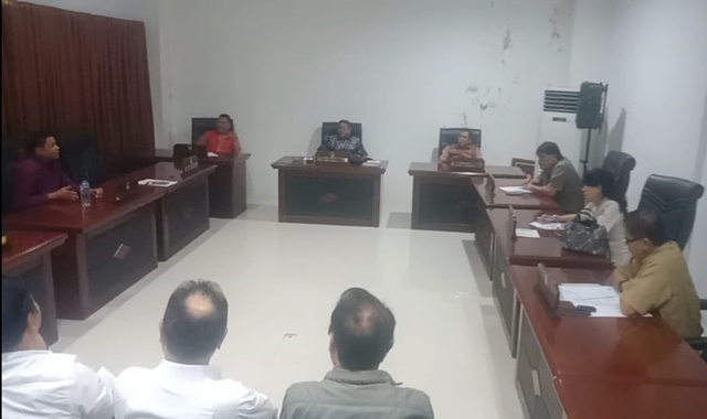 Hearing DPRD Manado dengan Bapenda