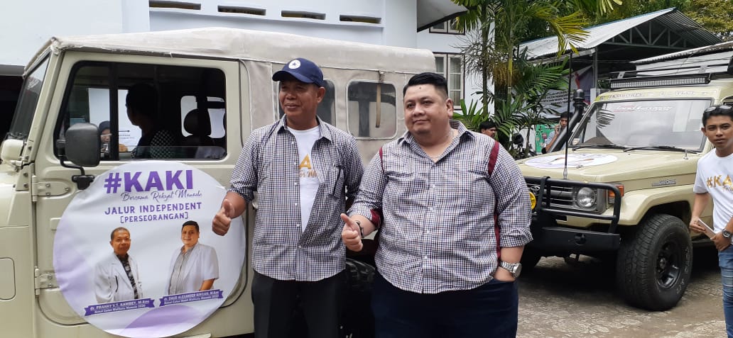 Kambey-Kirojan Penuhi Syarat Calon Perseorangan Pilwako Manado