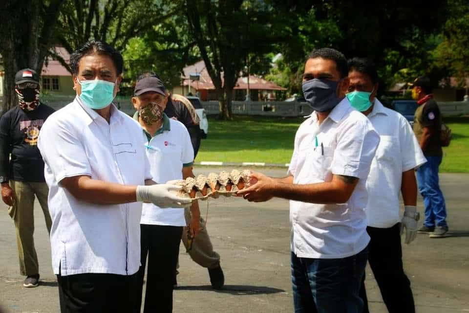Pemkab Sangihe Mulai Salurkan Bantuan Dampak Corona Tahap Satu
