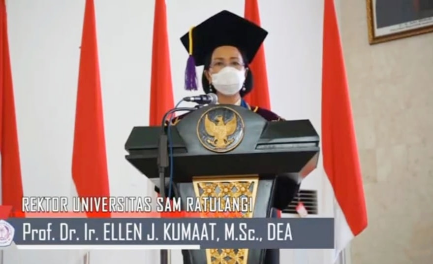 Wisuda Online 436 Orang, Rektor Unsrat: Banggalah Kalian Bisa Mengukir Sejarah