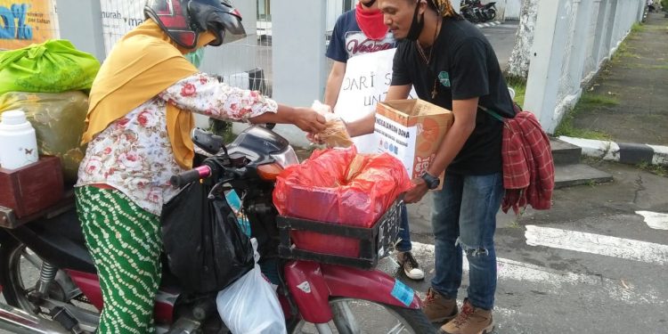 Aksi Kemanusiaan Mahasiswa Sangihe untuk Bolsel-Bolmong