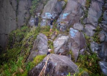 Aksi Vandalisme Rusak Pesona Gunung Awu Sangihe