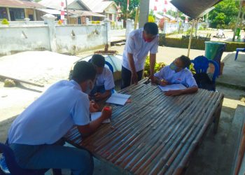 Mengintip Aktivitas Luring di SMAN 1 Sambuara Talaud