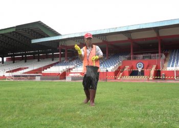 Stadion Klabat Manado Siap Sebagai Tuan Rumah Lanjutan Liga 2