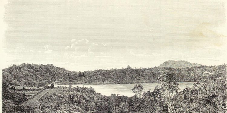 Danau Linow Tahun 1894 koleksi Sammlungen der Staatsbibliothek zu Berlin foto Sarasin Bersaudara