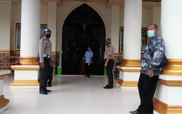 Memantau Adaptasi Kebiasaan Baru Saat Ibadah di Talaud