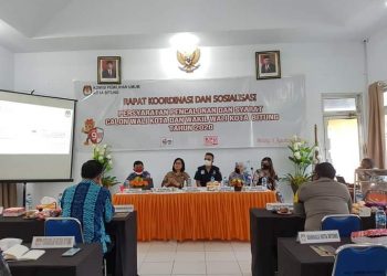 Rakor KPU Bitung Terkait Syarat Kelengkapan Calon Pilwako