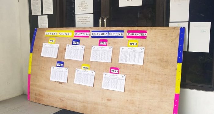 DPS bisa dicek di Kantor Kelurahan setempat