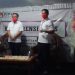 Pasangan calon PDIP Maurits Mantiri dan Hengky Honandar usai mendaftar di KPU Bitung
