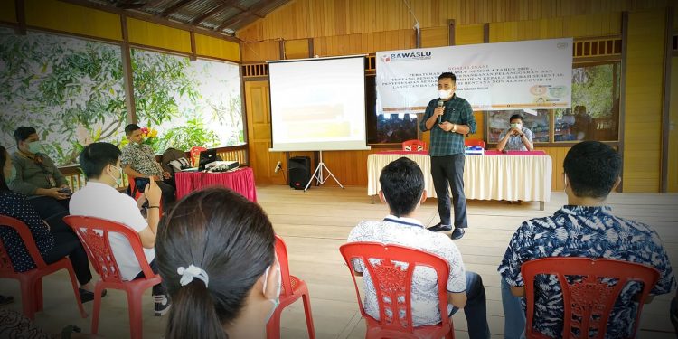 Pilkada Saat Covid-19, Bawaslu Sangihe Sosialisasi Perbawaslu Nomor 4 Tahun 2020