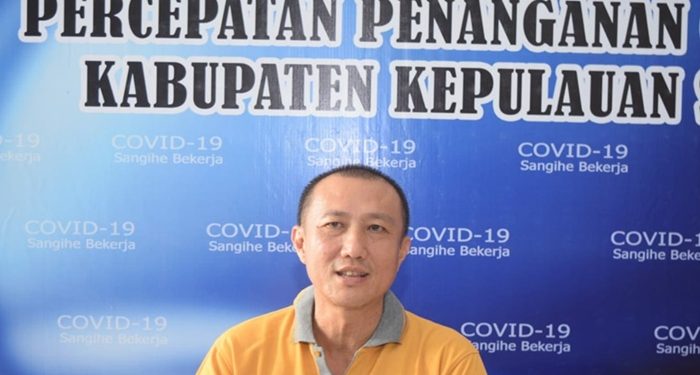 Juru Bicara Satuan Tugas Percepatan Penanganan Covid-19 Kabupaten Kepulauan Sangihe dr Jopy Thungari