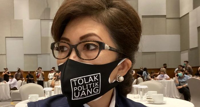 Paula Runtuwene ikut mengkampanyekan Pilkada tanpa politik uang
