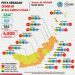 Peta sebaran Covid-19 di Sulut menunjukkan Kepulauan Sangihe Zona Orange