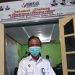 Wakil Bupati Helmud Hontong ketika mendatangi kantor Bawaslu Sangihe