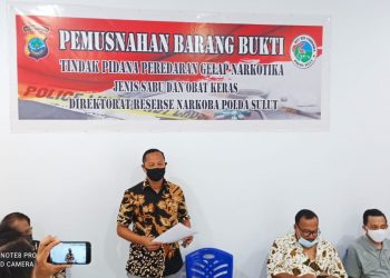 26,86 Gram Sabu dan 9000 Butir Obat Keras Dimusnahkan