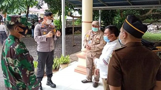 Apel Pokja Covid-19 yang dilaksanakan di Kantor Bawaslu. (Foto: istimewa)