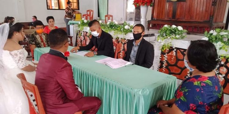 Dukcapil Sitaro Tambah Keterangan 3M Dalam Pengumuman Perkawinan