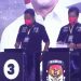 Pasangan Olly Dondokambey-Steven Kandou berbicara saat debat kandidat