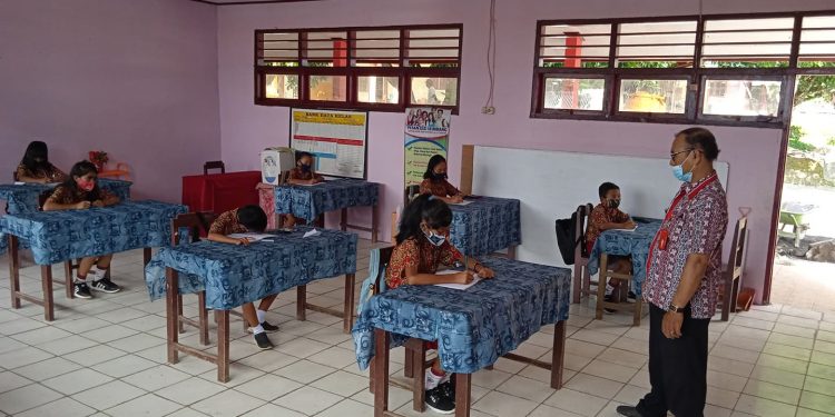 SDN Inpres Dame KBM Tatap Muka di Tengah Pandemi