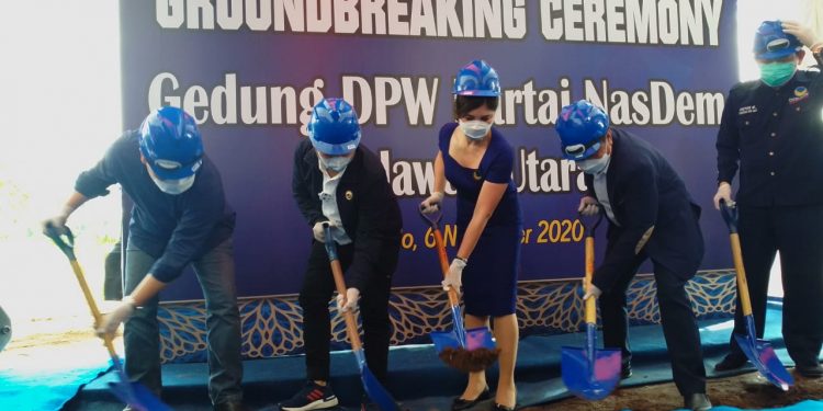 Felly Runtuwene Sumbang Lahan Untuk Kantor Nasdem Sulut