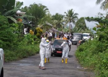 Mantan Ketua DPRD Talaud Dimakamkan dengan SOP Covid-19