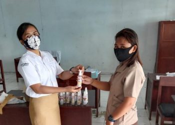 SMAN Nusa Tabukan Jalankan Prokes Covid-19 di Tengah Kelangkaan Air Bersih