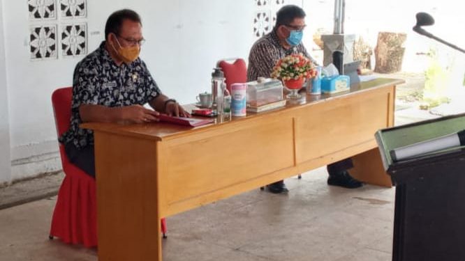 Sekda Sitaro Minta OPD Pacu Realisasi PAD Hingga Akhir Tahun