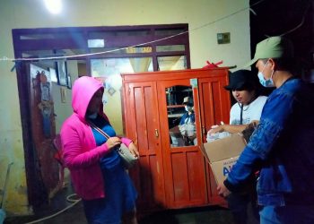 Hari ke-3 GMNI Manado Distribusi Bantuan ke Lokasi Bencana
