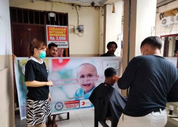 Galang Dana Lewat Gunting Rambut Buat Anak-anak Penderita Kanker