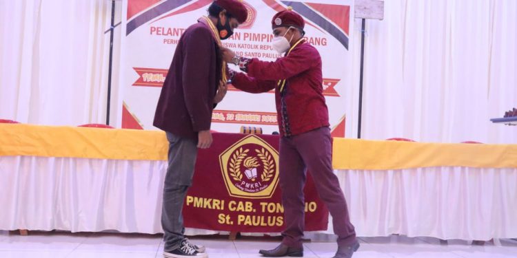 Richard Fangohoi Dilantik Sebagai Ketua DPC PMKRI Tondano Periode 2020-2021