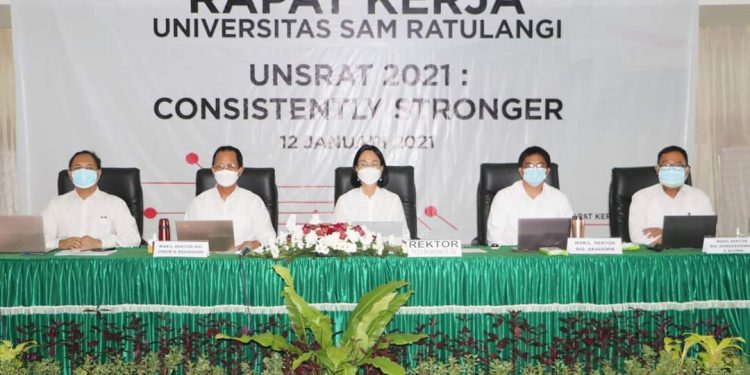 Raker Unsrat 2021, Rektor Berharap Lakukan yang Terbaik