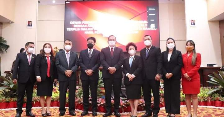 DPRD Manado Tetapkan Andrei Angouw-Richard Sualang