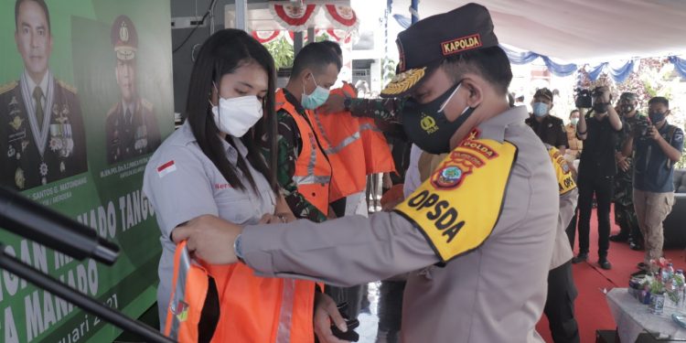 Launching Lingkungan Manado Tangguh, Ini Pesan Kapolda Sulut