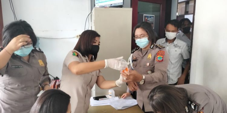 Personel Propam Polda Sulut Mendadak Tes Narkoba