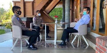 Bertemu Dirlantas Polda Sulut, Wali Kota Manado Support Tilang Elektronik