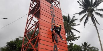 Basarnas Manado Gelar Lomba Vertical Rescue